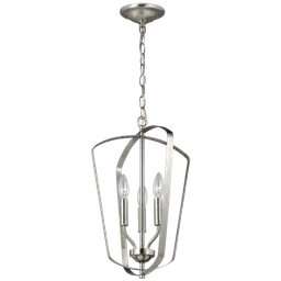 Brushed Nickel LED Bulb(s) Included