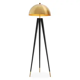 gold finish | black legs