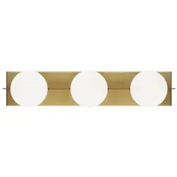 Aged Brass 3 Light Lamp Not Included