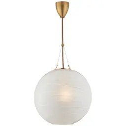 Natural Brass Frosted Glass
