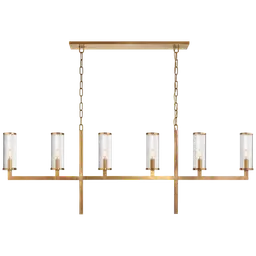 Antique-Burnished Brass Clear Glass