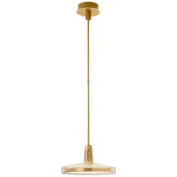 Hand-Rubbed Antique Brass Clear Glass