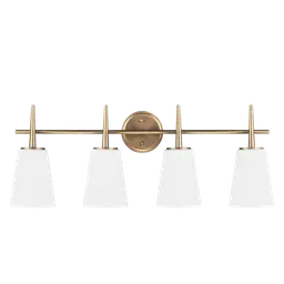 Satin Brass Bulb(s) Not Included