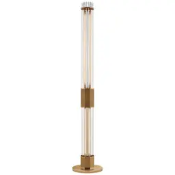 Hand-Rubbed Antique Brass Crystal