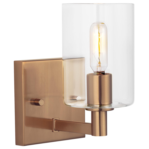Satin Brass LED Bulb(s) Included
