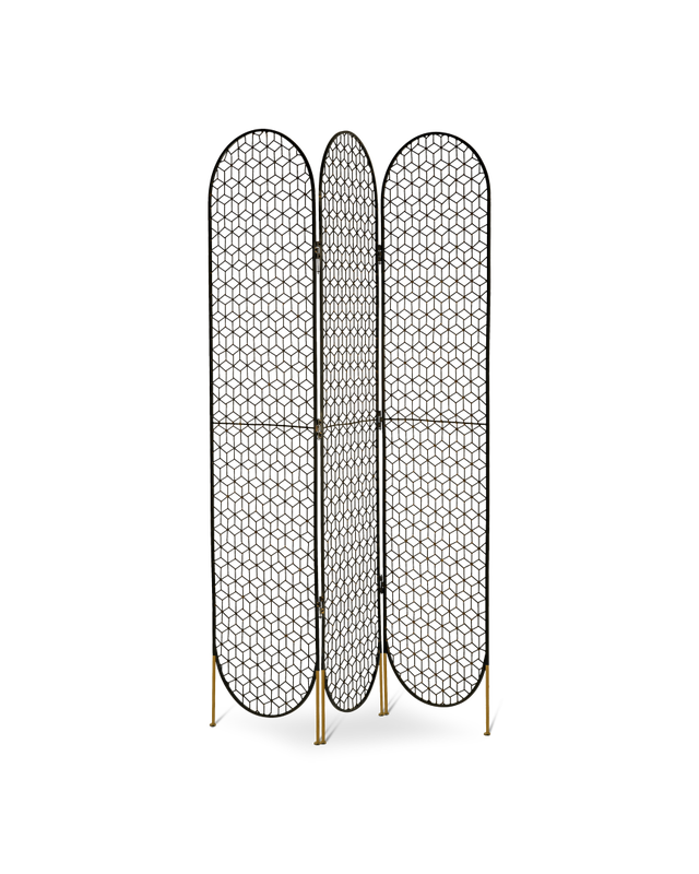 Купить Ширма Folding Screen Ovals Nude в интернет-магазине roooms.ru