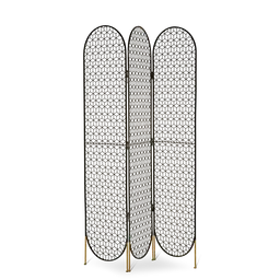 Black Painted iron with brass welded joints