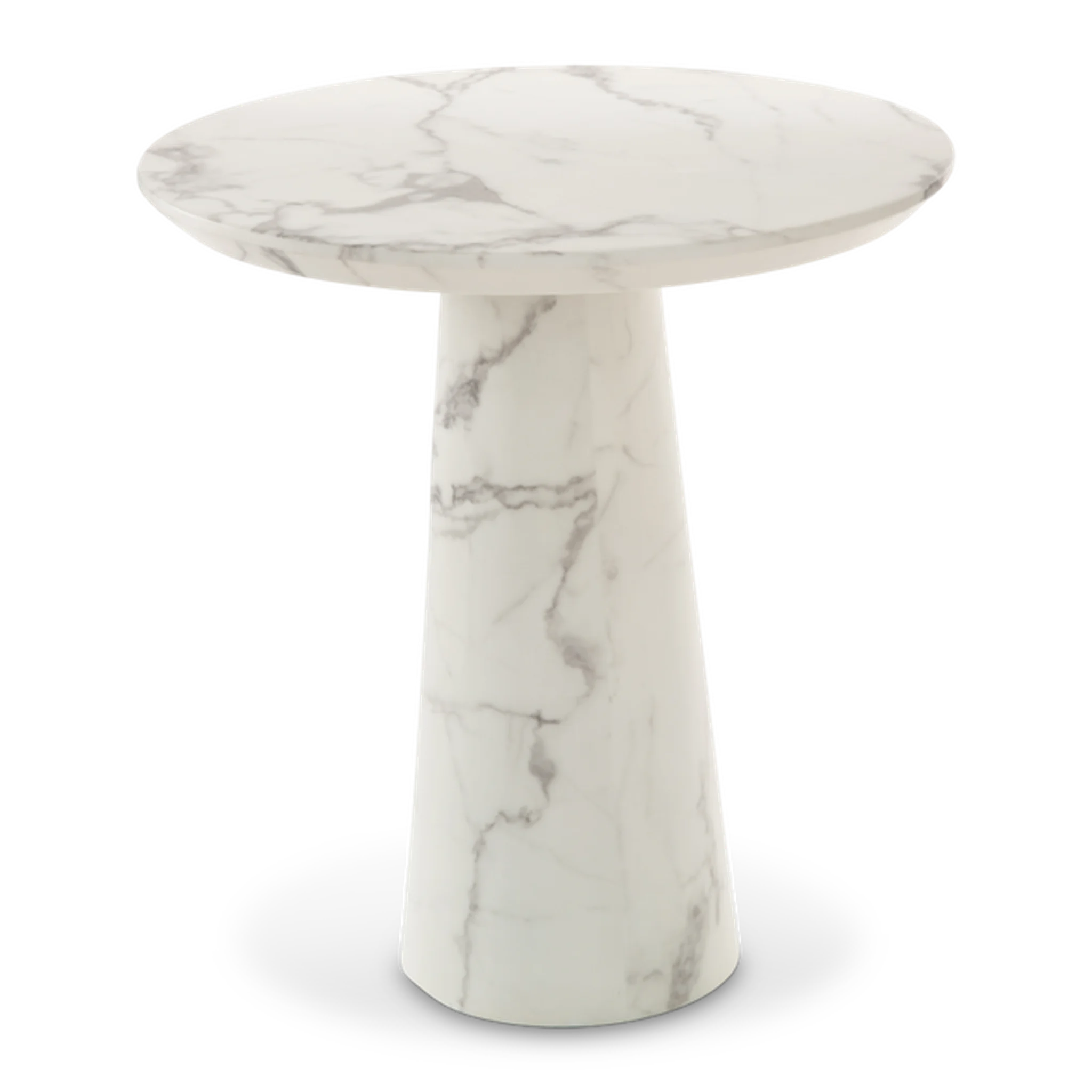Купить Приставной столик Marble Look Disk Table в интернет-магазине roooms.ru
