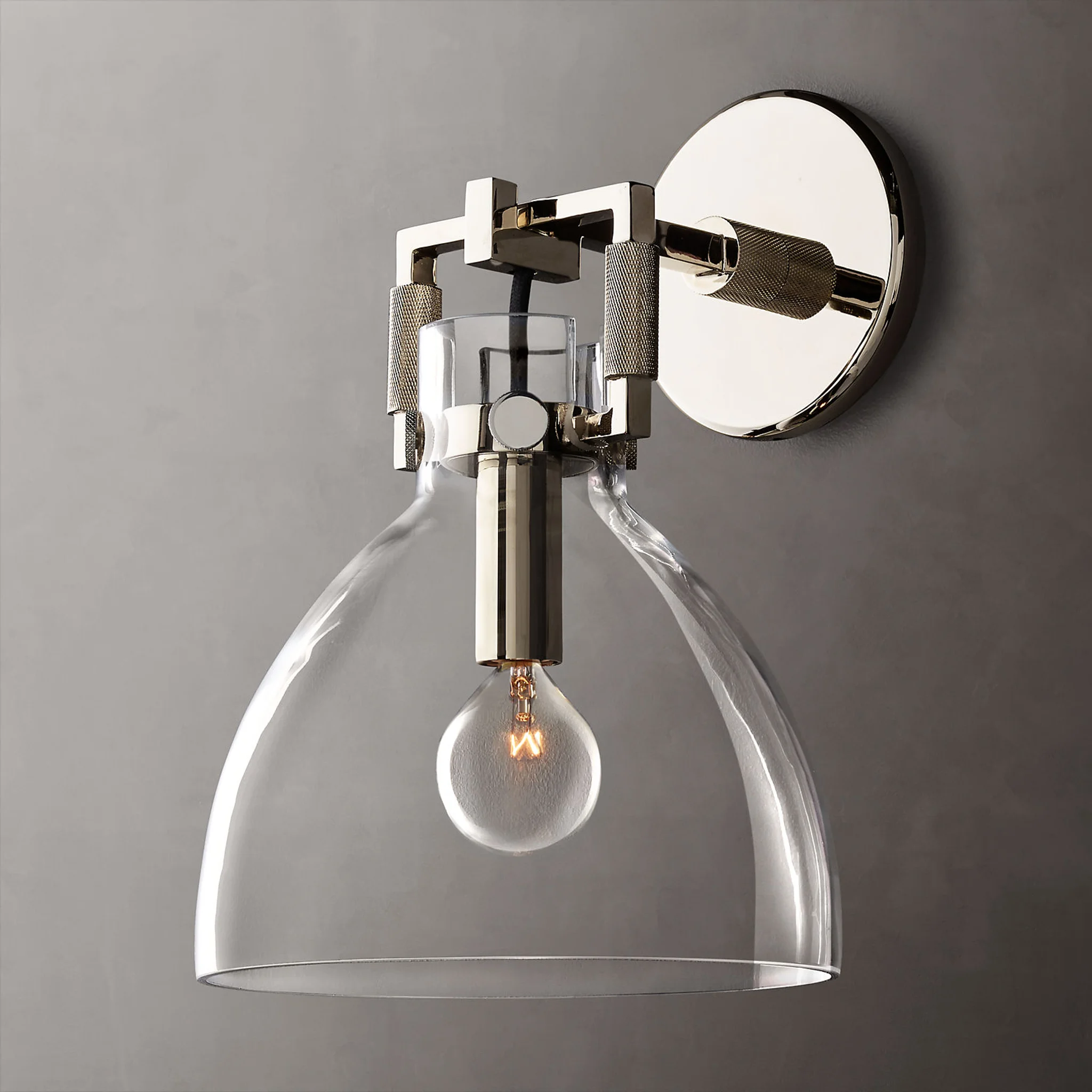 Купить Бра Machinist Glass Cloche Sconce 8" в интернет-магазине roooms.ru