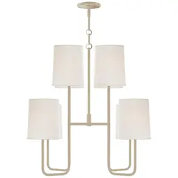 China White 5.5" x 6" x 7"  Silk
