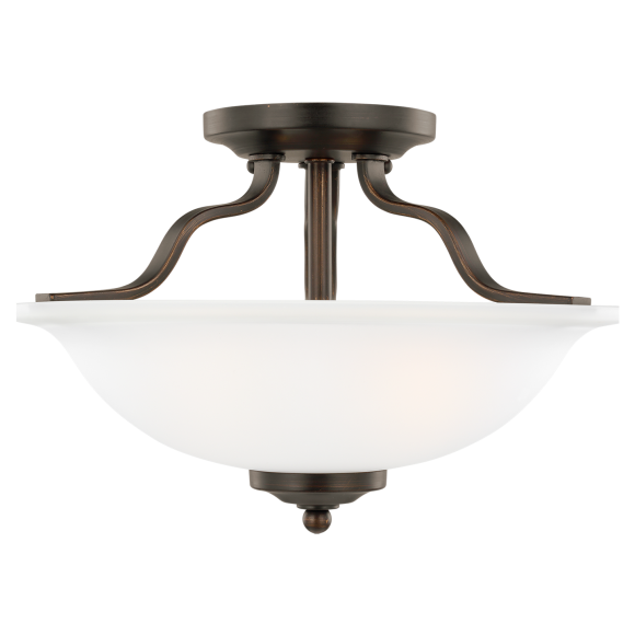 Купить Накладной светильник Emmons Two Light Semi-Flush в интернет-магазине roooms.ru