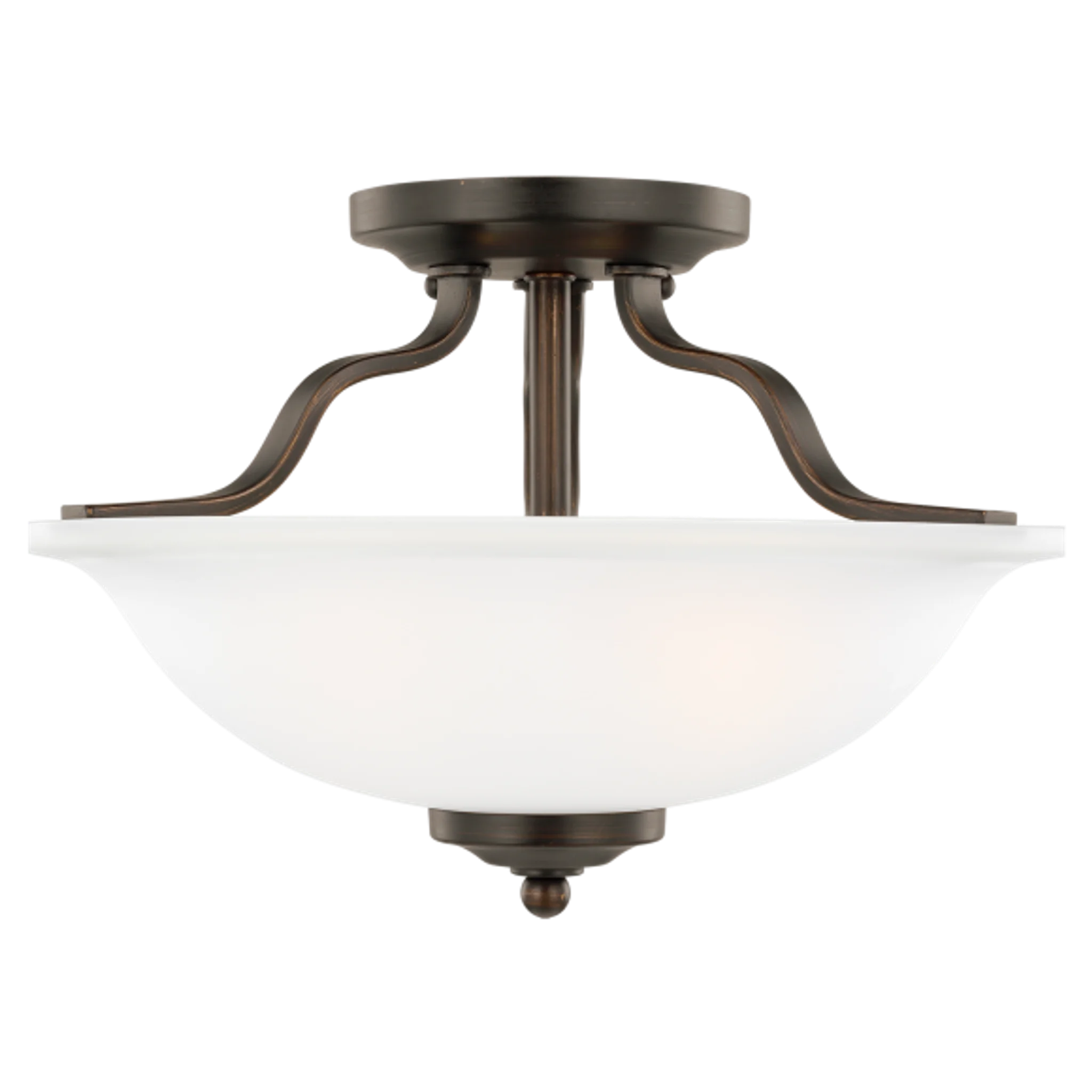 Купить Накладной светильник Emmons Two Light Semi-Flush в интернет-магазине roooms.ru