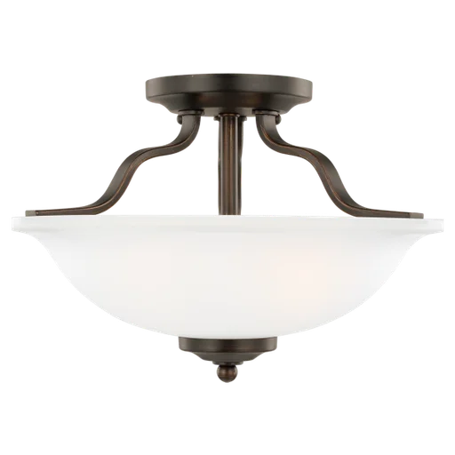 Купить Накладной светильник Emmons Two Light Semi-Flush в интернет-магазине roooms.ru