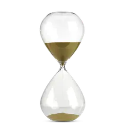 Gold Glass with sand