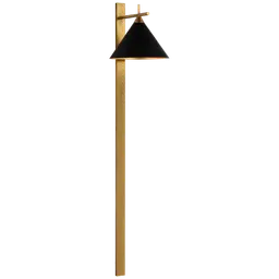 Antique-Burnished Brass Matte Black