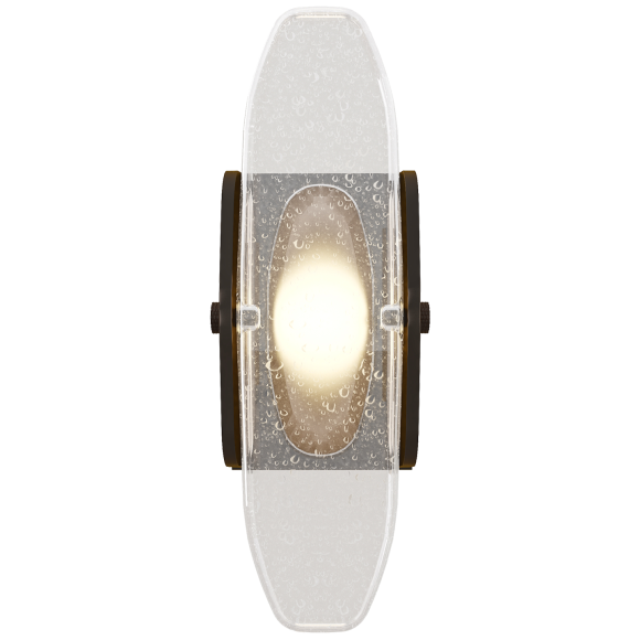 Plated Dark Bronze 15" Integrated LED 90 CRI 2700K 120V