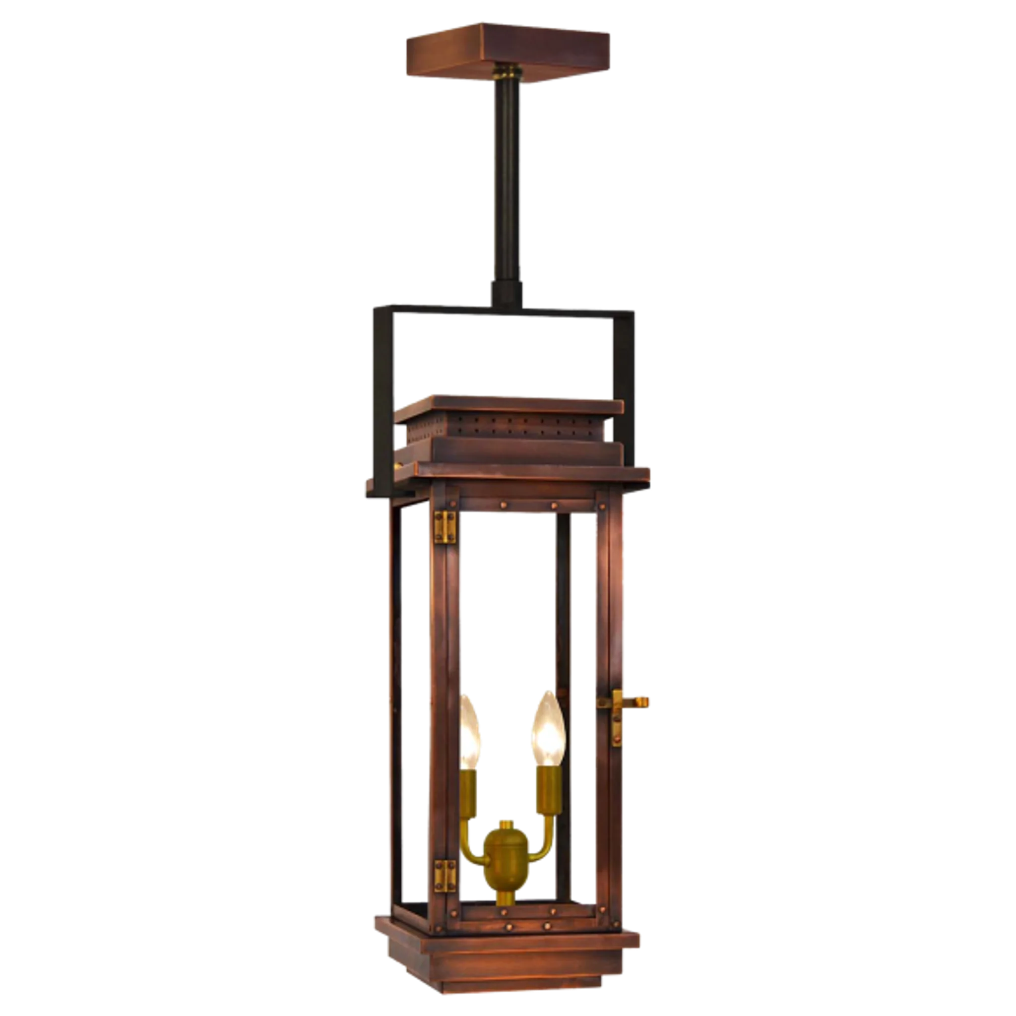 Купить Уличный подвесной светильник Contempo 18" Yoke Ceiling Lantern в интернет-магазине roooms.ru