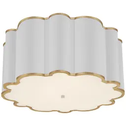 White with Gild Frosted Acrylic