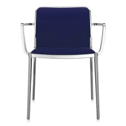 Polished Aluminum,Trevira Blue