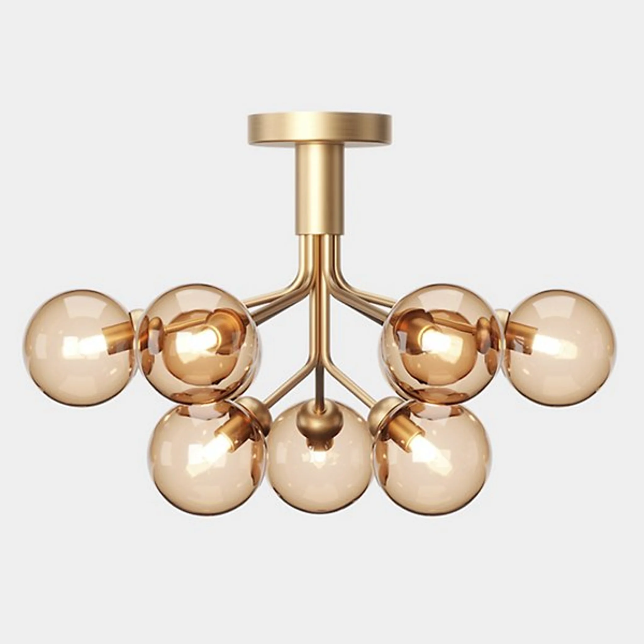 Купить Подвесной светильник Apiales Semi-Flush Mount Ceiling Light в интернет-магазине roooms.ru