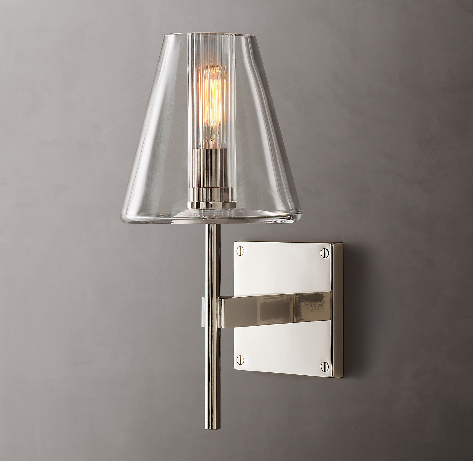 Купить Бра Fulham Glass Shade Sconce в интернет-магазине roooms.ru