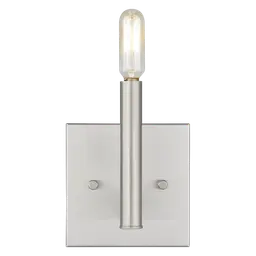 Brushed Nickel - Chrome Inlay Bulb(s) Not Included
