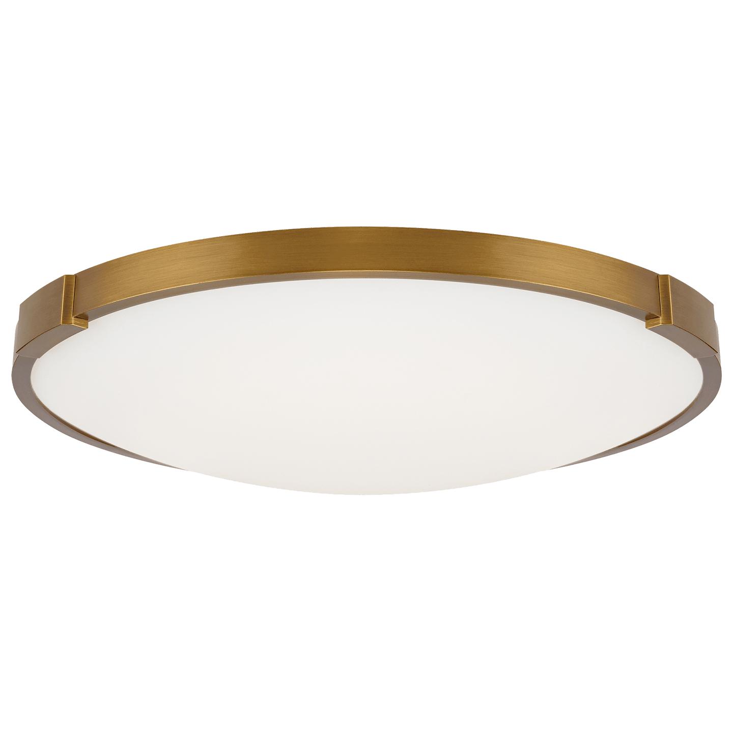 Aged Brass 13" DIAMETER LED 90 CRI 2700K 120V