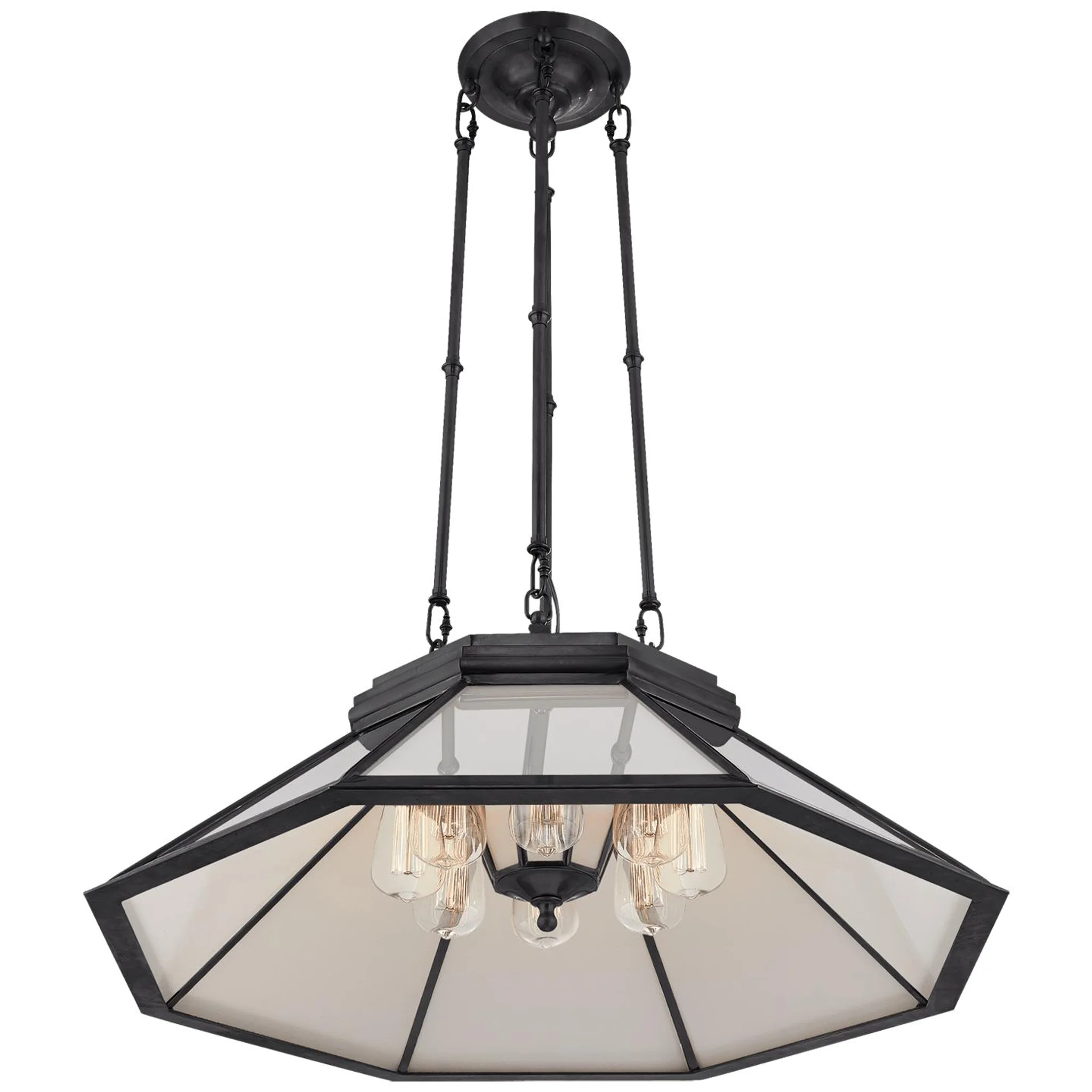 Купить Люстра Rivington Medium Eight-Paneled Chandelier в интернет-магазине roooms.ru