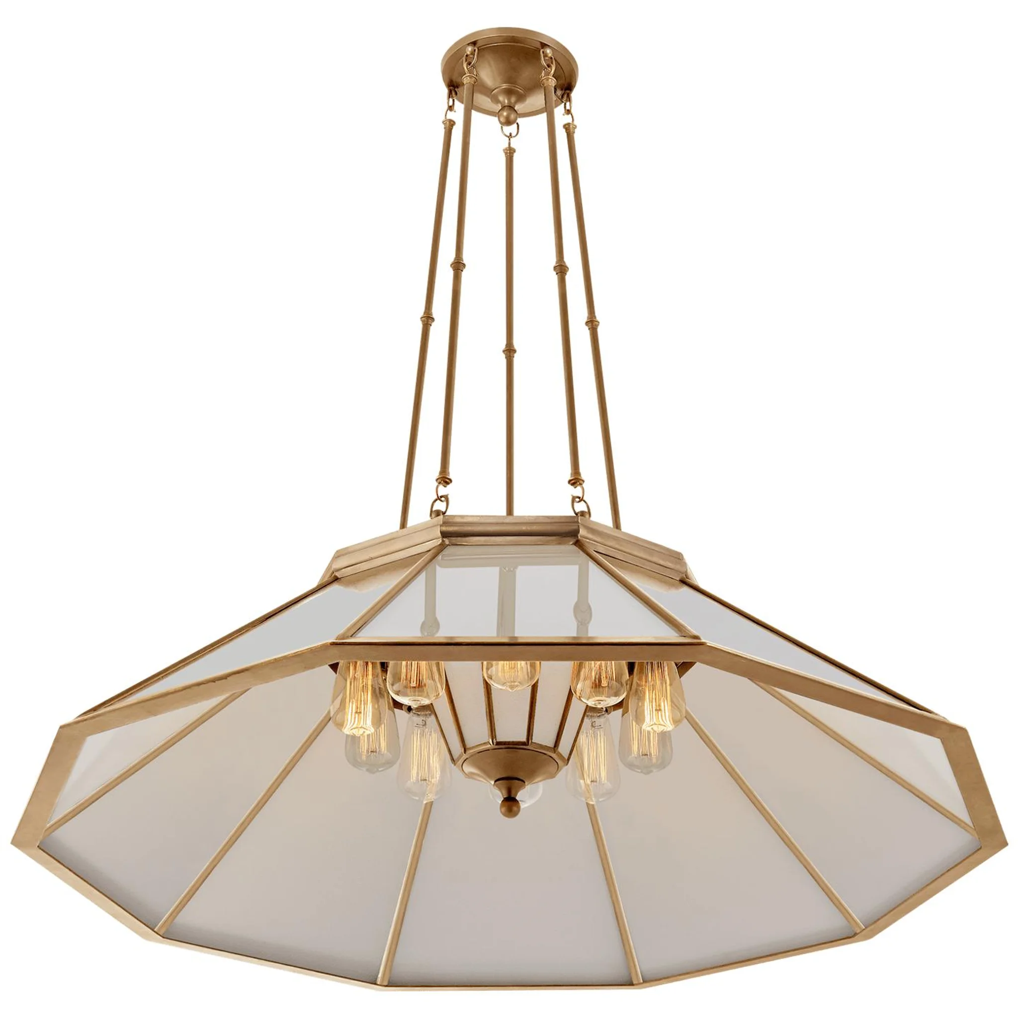 Купить Люстра Rivington Large Ten-Paneled Chandelier в интернет-магазине roooms.ru