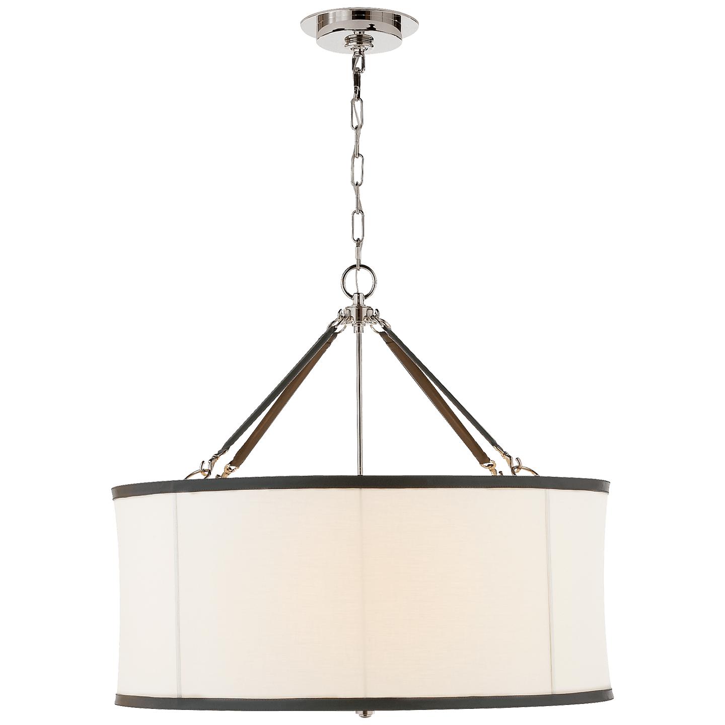 Polished Nickel 32" x 32" x 14" Linen