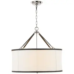 Polished Nickel 32" x 32" x 14" Linen