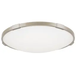 Satin Nickel 18" Diameter LED 90 CRI 3000K 120V