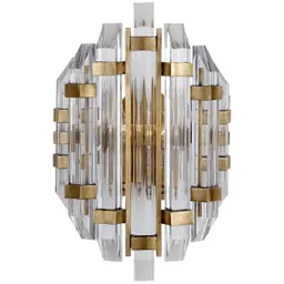 Hand-Rubbed Antique Brass with Clear Acrylic Clear Acrylic