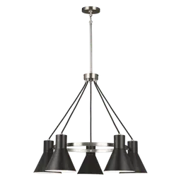 Brushed Nickel LED Bulb(s) Included