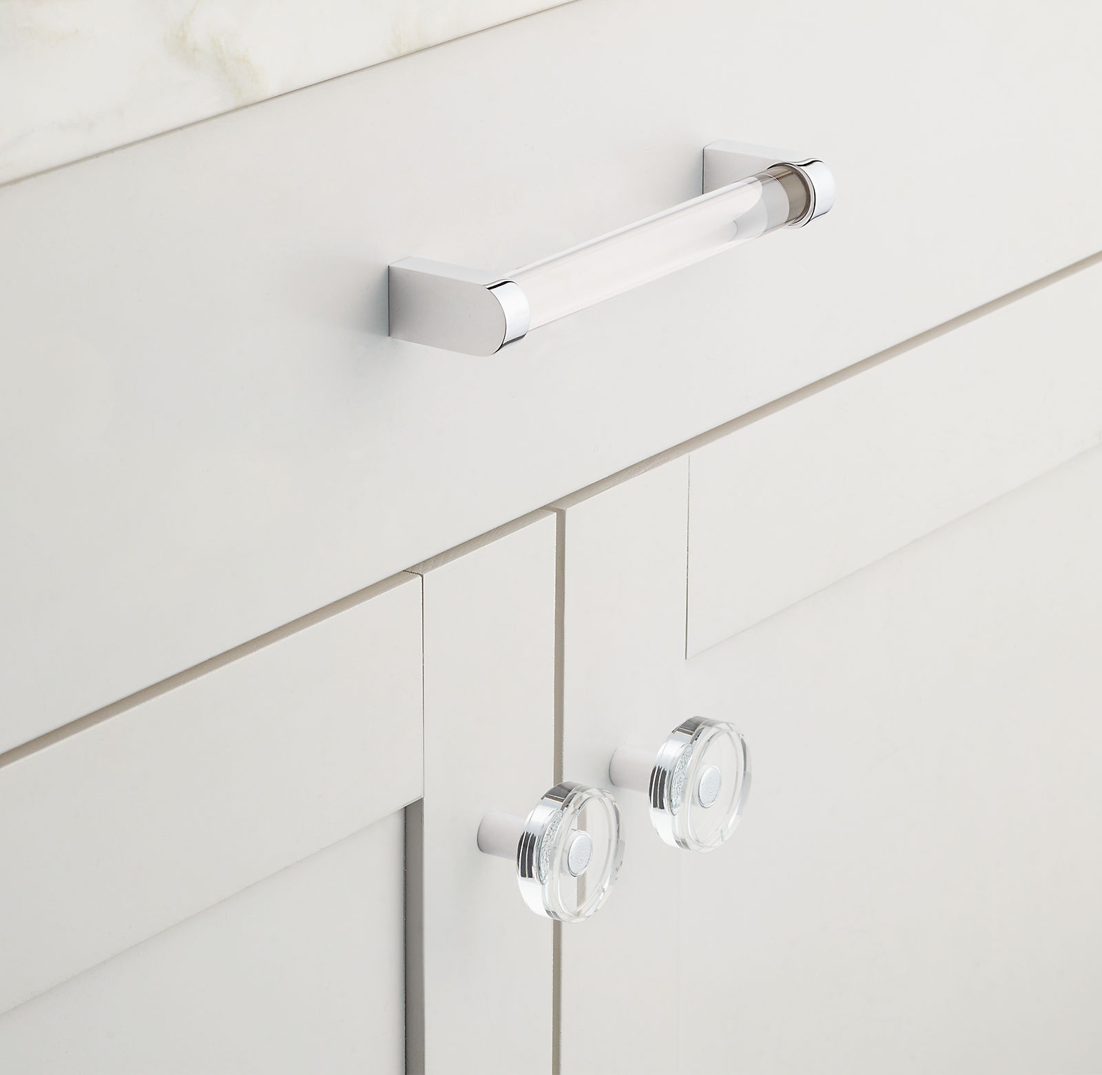 Купить Ручка Lambeth Smooth Crystal Pull в интернет-магазине roooms.ru