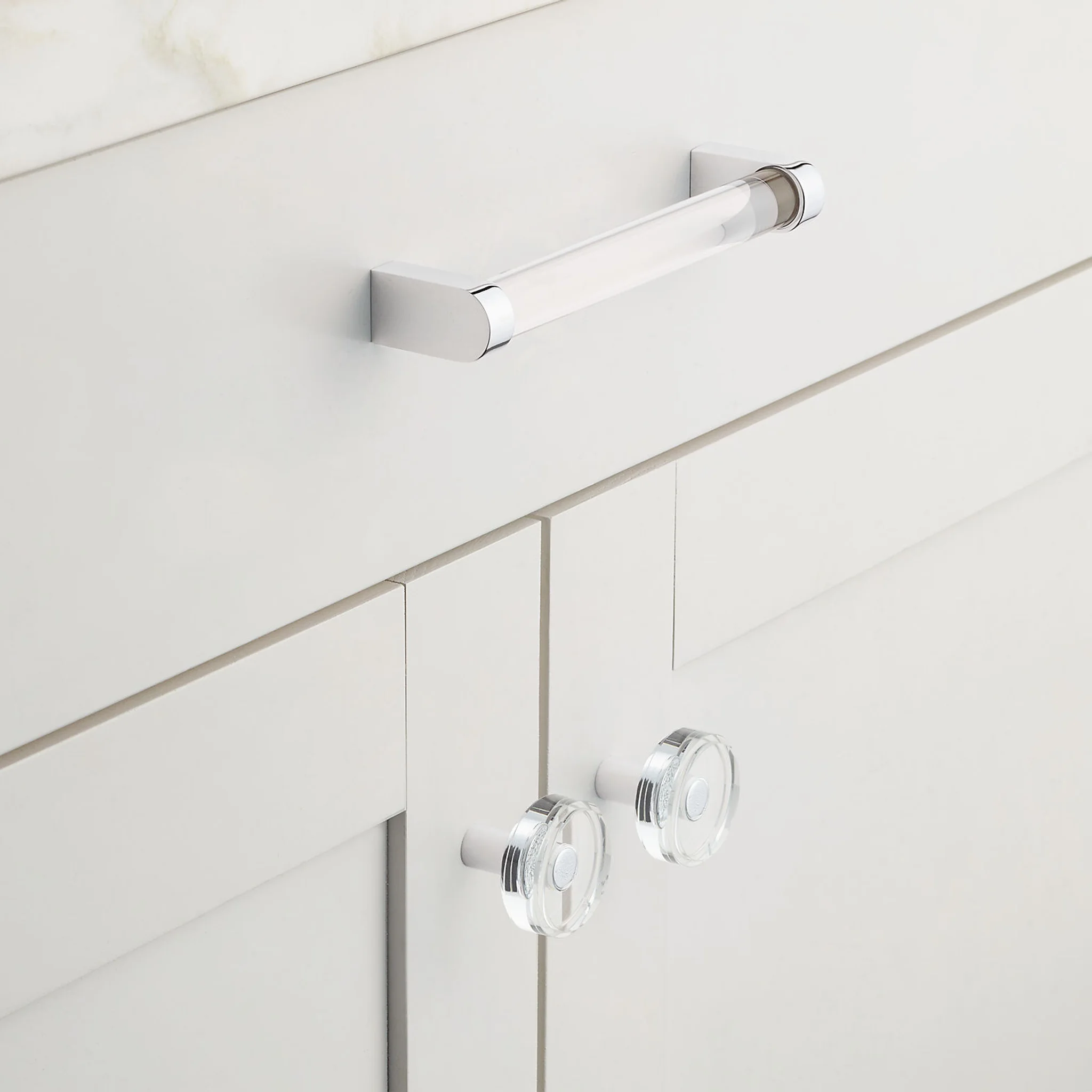 Купить Ручка Lambeth Smooth Crystal Pull в интернет-магазине roooms.ru