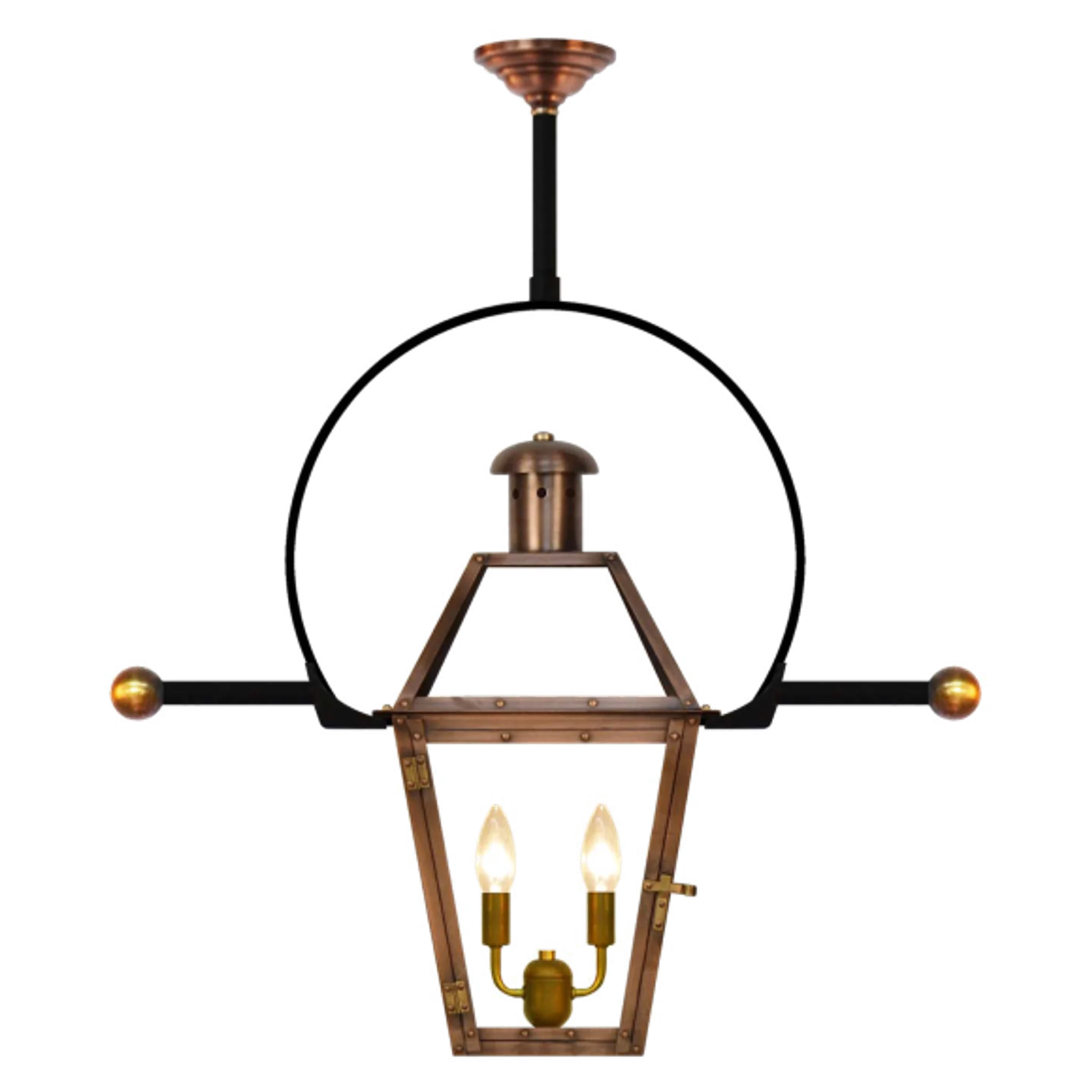 Купить Уличный подвесной светильник Georgetown 15" Ladder Rest Ceiling Lantern в интернет-магазине roooms.ru