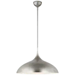 Burnished Silver Leaf Soft White Glass