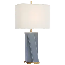 Polar Blue Crackle 12" x 13" x 10" Linen Rectangle