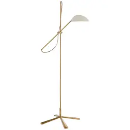 Hand-Rubbed Antique Brass White