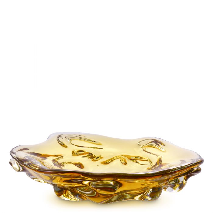 hand blown glass | yellow colour L