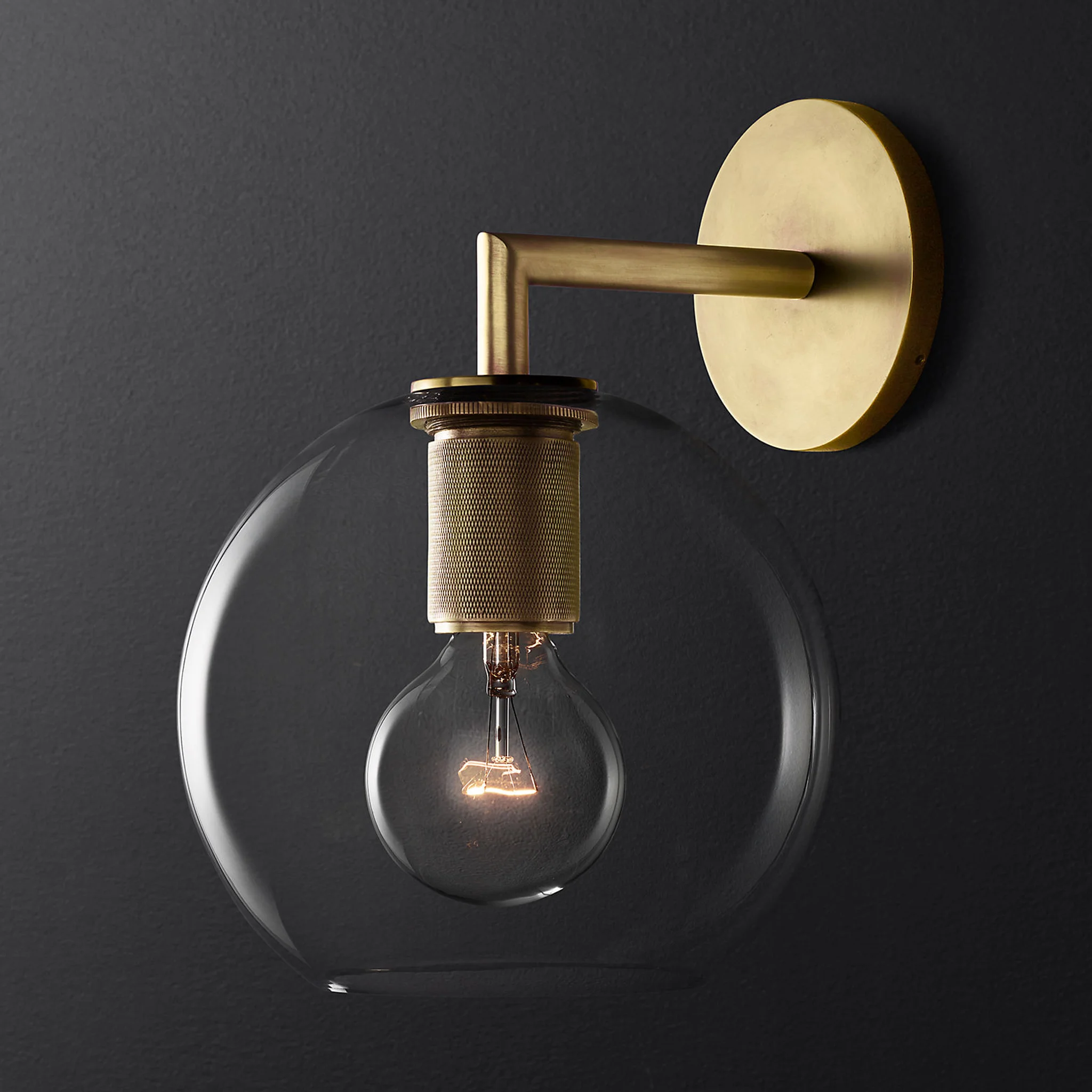 Купить Бра Utilitaire Globe Shade Sconce в интернет-магазине roooms.ru