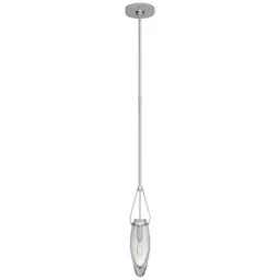 Polished Nickel Clear Glass