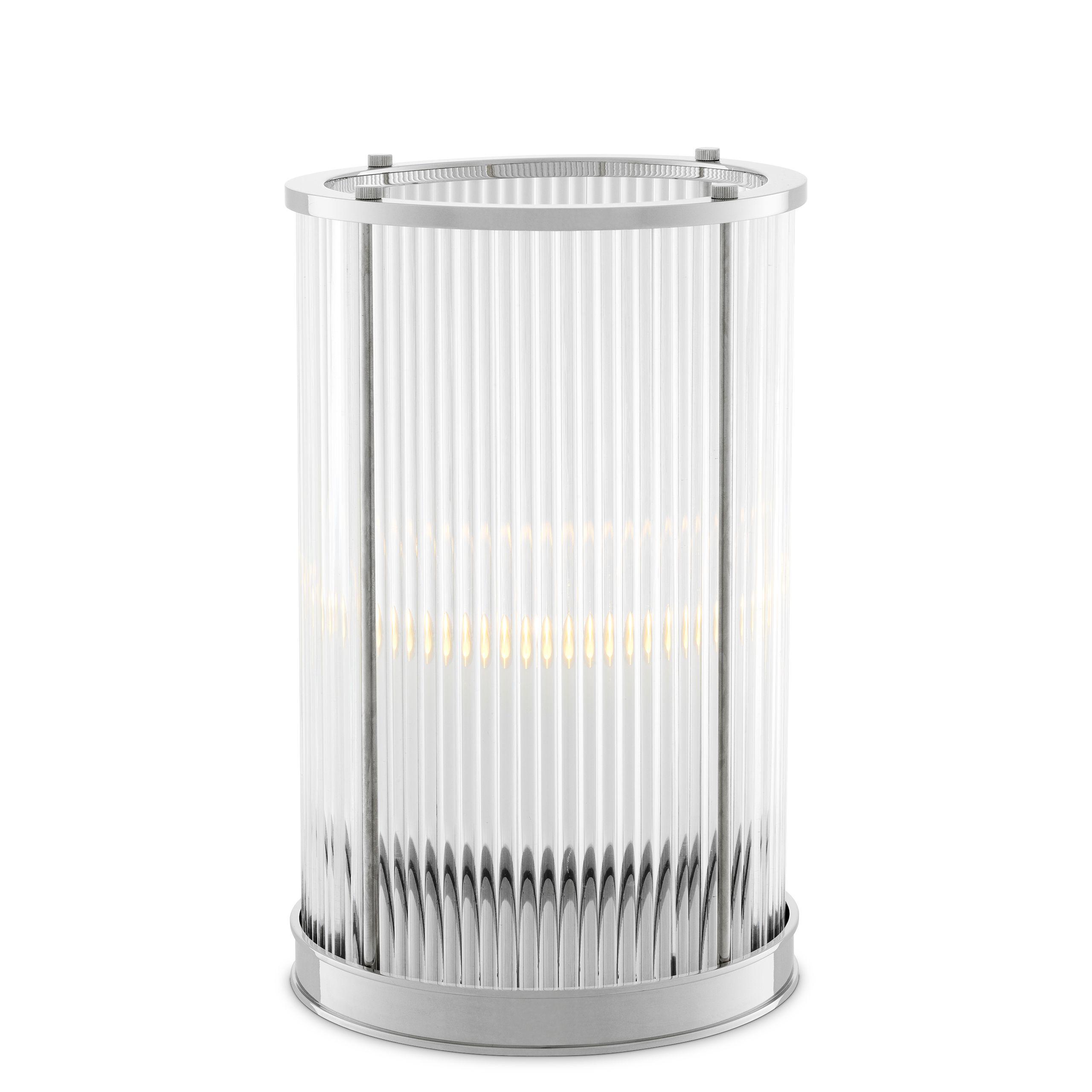 nickel finish | clear glass M