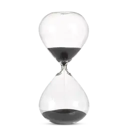 Black Glass with sand