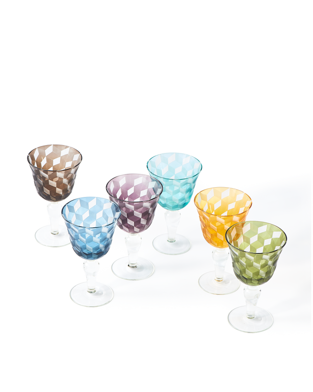 Купить Бокал для вина/Набор стаканов Blocks Wine Glasses в интернет-магазине roooms.ru
