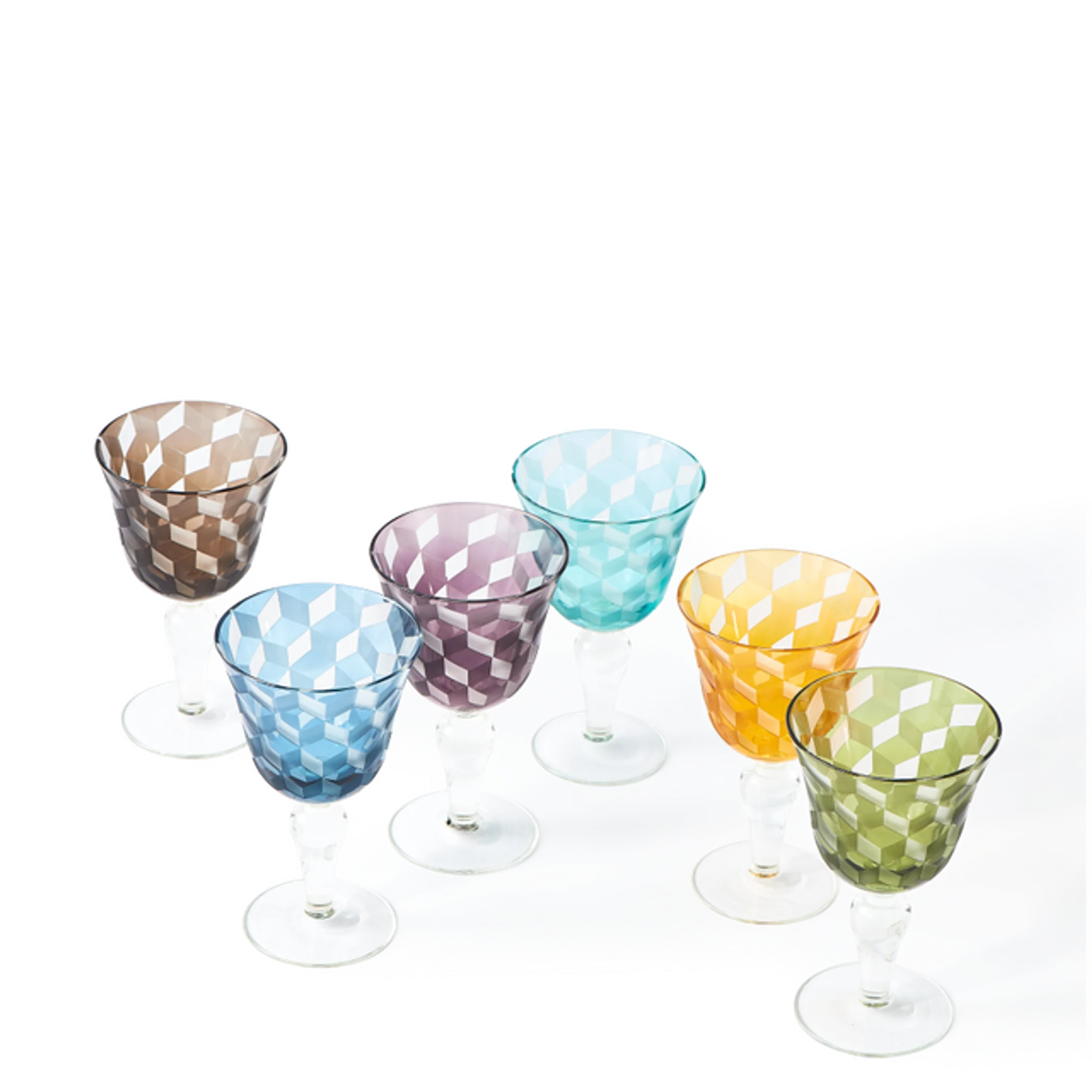 Купить Бокал для вина/Набор стаканов Blocks Wine Glasses в интернет-магазине roooms.ru