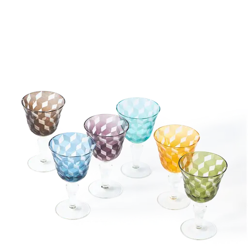 Купить Бокал для вина/Набор стаканов Blocks Wine Glasses в интернет-магазине roooms.ru