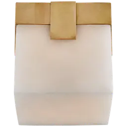 Antique-Burnished Brass Alabaster