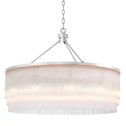 nickel finish | clear glass L